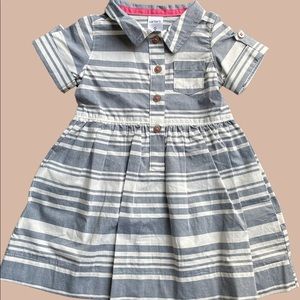 NWT Carter’s: Striped Collared Dress